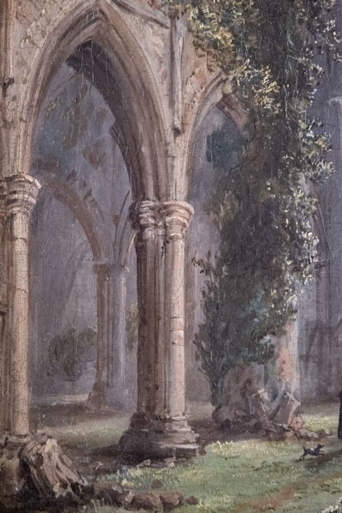 TINTERN ABBEY BY HOPKINS HORSLEY HOBDAY HORSLEY 18071890 OIL ON CANVAS - ADDITIONAL PHOTO 8