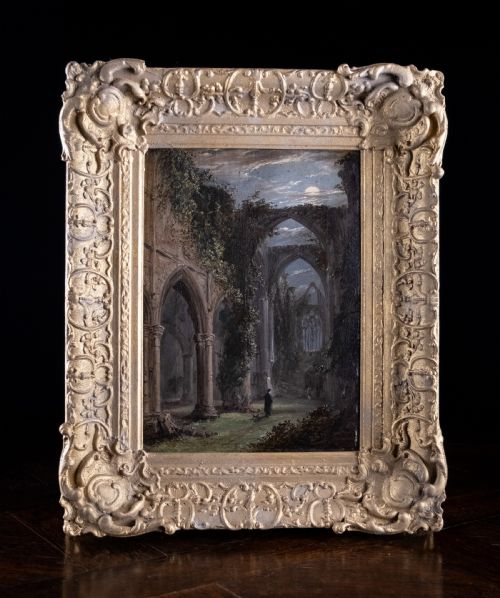 TINTERN ABBEY BY HOPKINS HORSLEY HOBDAY HORSLEY 18071890 OIL ON CANVAS - ADDITIONAL PHOTO 9