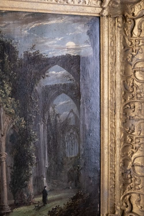 TINTERN ABBEY BY HOPKINS HORSLEY HOBDAY HORSLEY 18071890 OIL ON CANVAS - ADDITIONAL PHOTO 12