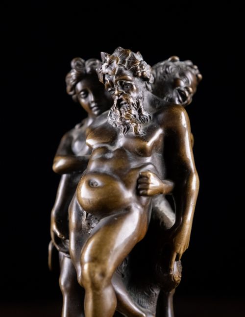 AFTER PIERRE LEGROS THE ELDER 16291714 BRONZE SILENUS PAN NEREID - ADDITIONAL PHOTO 3