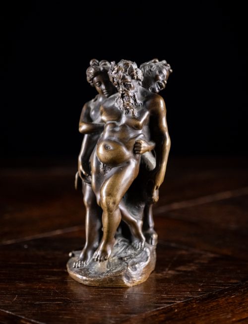 AFTER PIERRE LEGROS THE ELDER 16291714 BRONZE SILENUS PAN NEREID - ADDITIONAL PHOTO 10