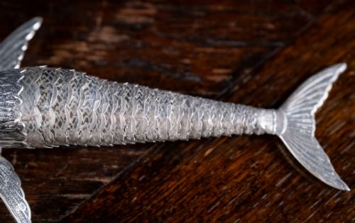 ARTICULATED SILVER SWORDFISH C1940 - ADDITIONAL PHOTO 6