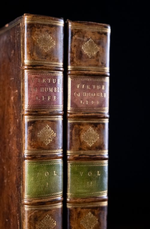 1777 VIRTUE IN HUMBLE LIFE BY JONAS HANWAY 2 VOLS BOOK SET - ADDITIONAL PHOTO 1