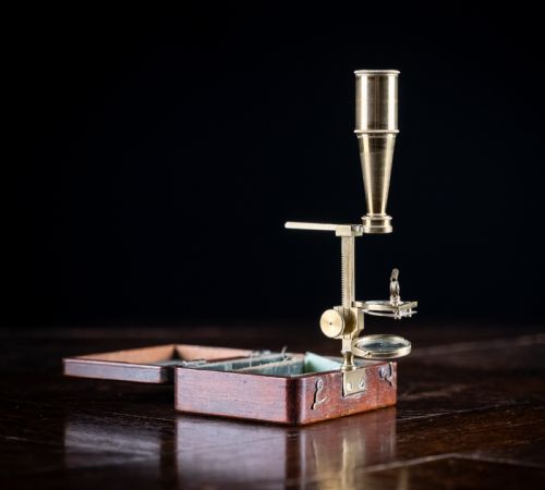 'CARY GOULDTYPE' POCKET MICROSCOPE BY CARY LONDON C1830