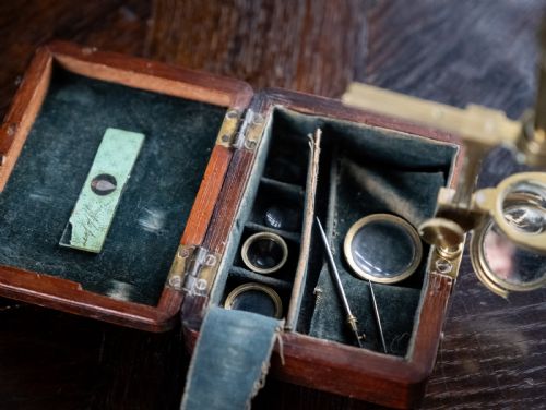 'CARY GOULDTYPE' POCKET MICROSCOPE BY CARY LONDON C1830 - ADDITIONAL PHOTO 3