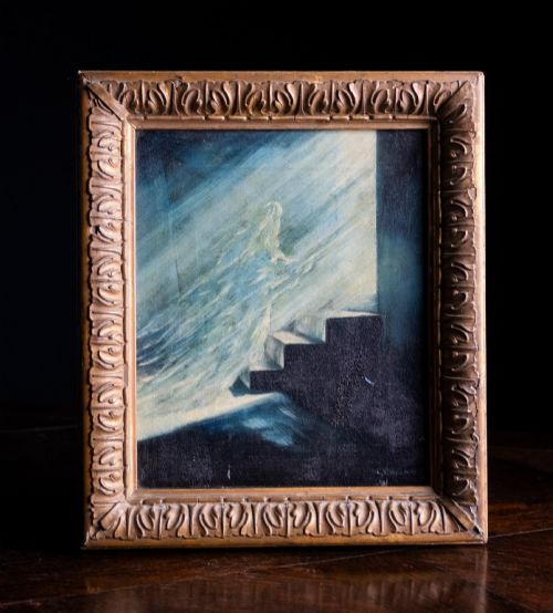 'The Ascension', Signed L.s. Wren, C.1880. Oil on Canvas.
