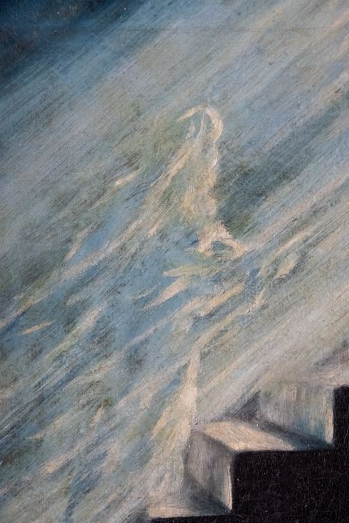 fig 2. 'The Ascension', Signed L.S. Wren, c.1880. Oil On Canvas.
