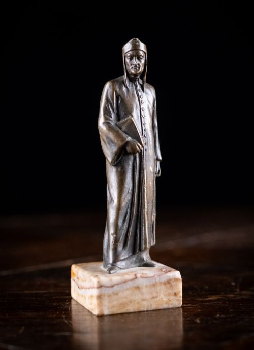 19th Century Bronze Dante Alighieri (1265-1321)