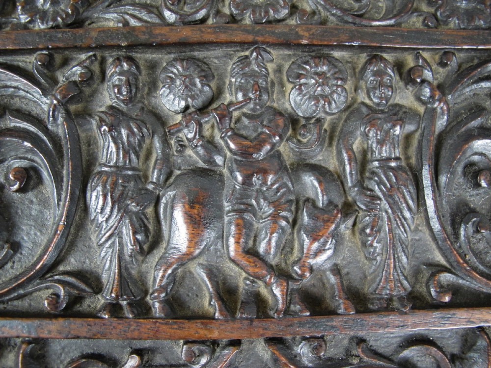 Large 19th Century Anglo Indian Carved Rosewood Table With Elephant Head Legs View VII