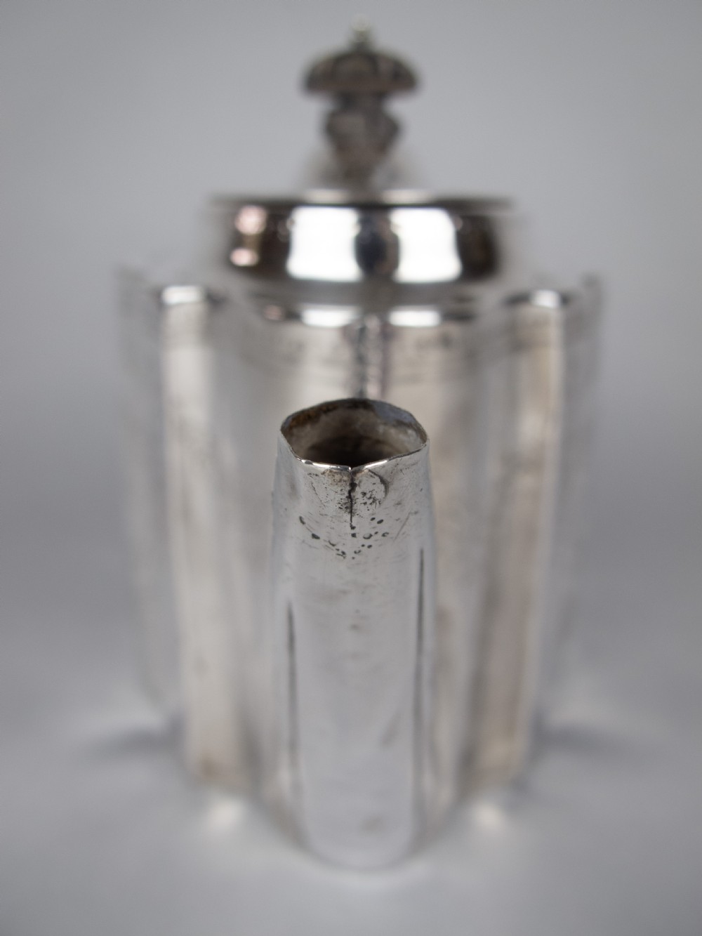 George III Sterling Silver Teapot by Henry Chawner, London, 1807 View VIII