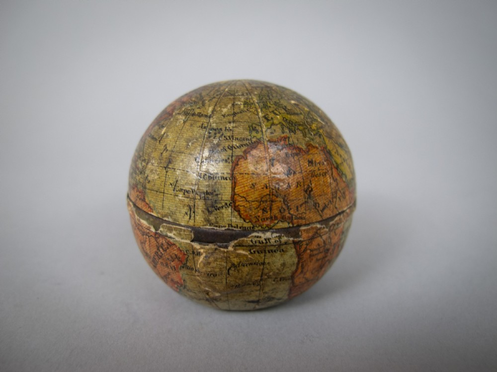 Victorian Terrestrial Globe Travel Inkwell, c.1900. View V
