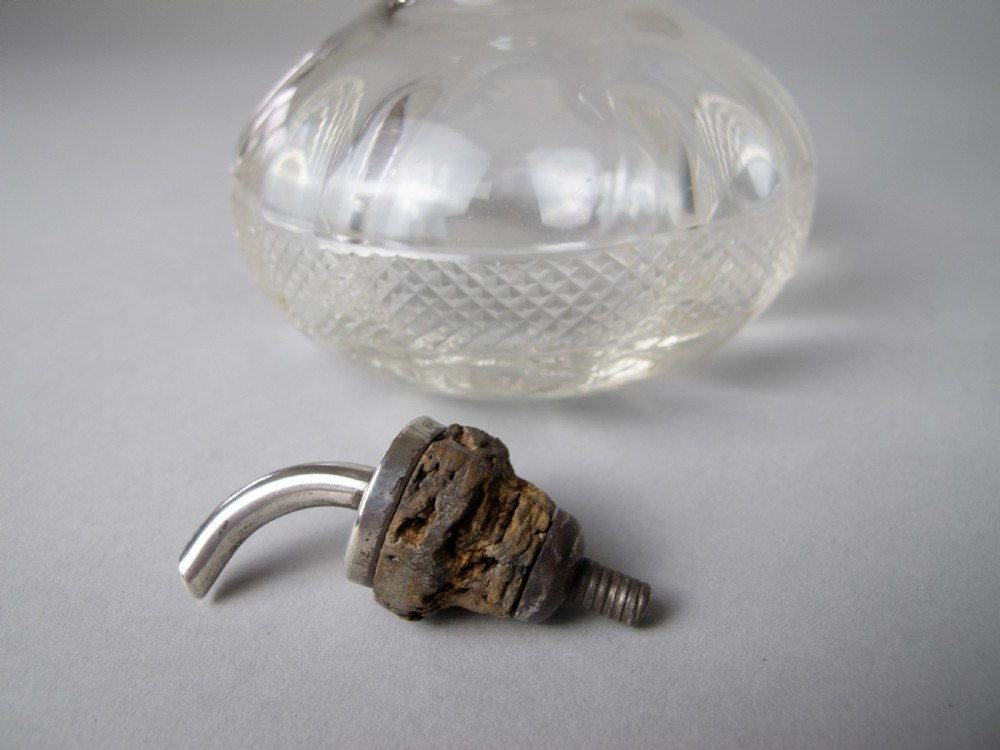Sterling Silver and Glass Bitters Bottle by John Grinsell & Sons, 1913. View VII
