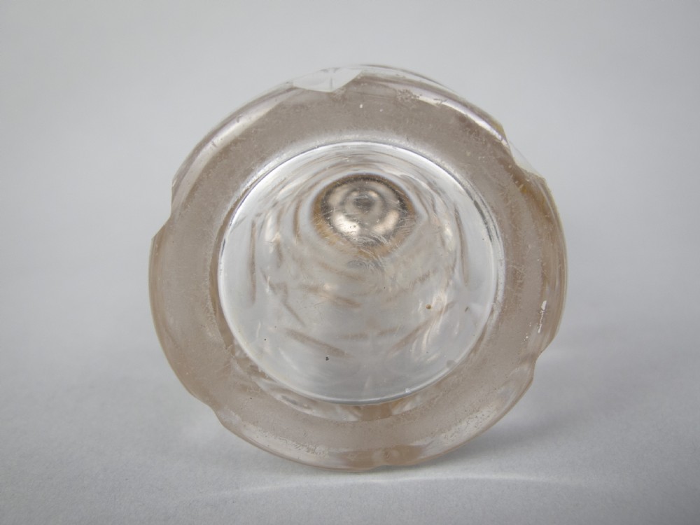 Sterling Silver Glass Condiment Pot by Lee & Wigfull, Sheffield, 1880. View IX