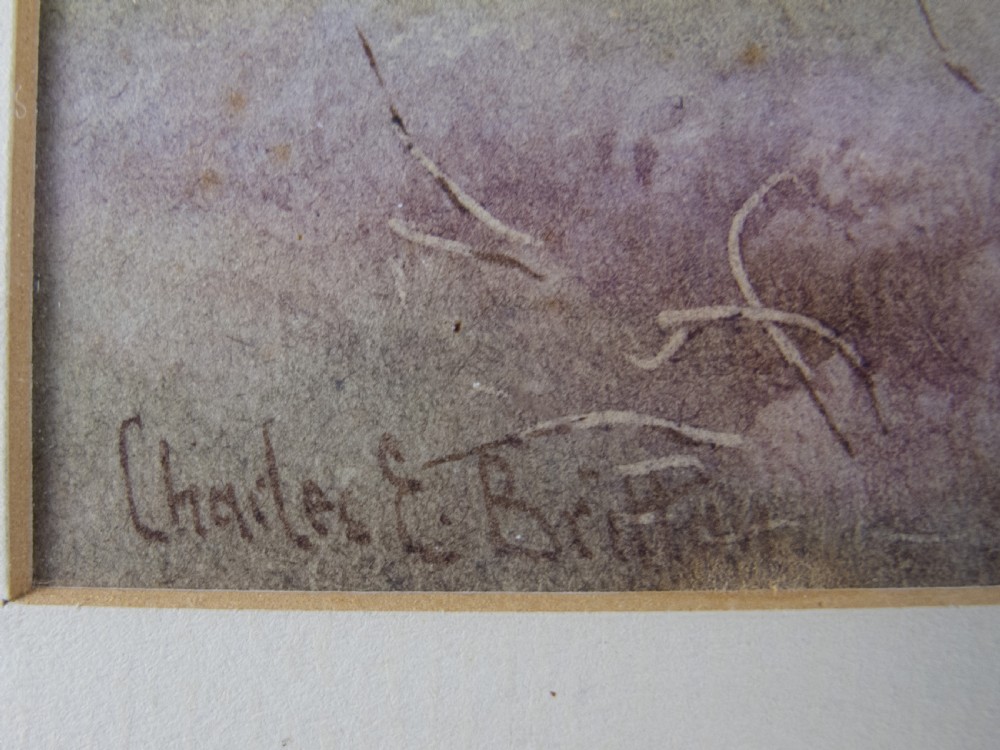 Charles Edward Brittan Jnr (1870-1949), 'A View of Dartmoor'. Signed Watercolour. View V