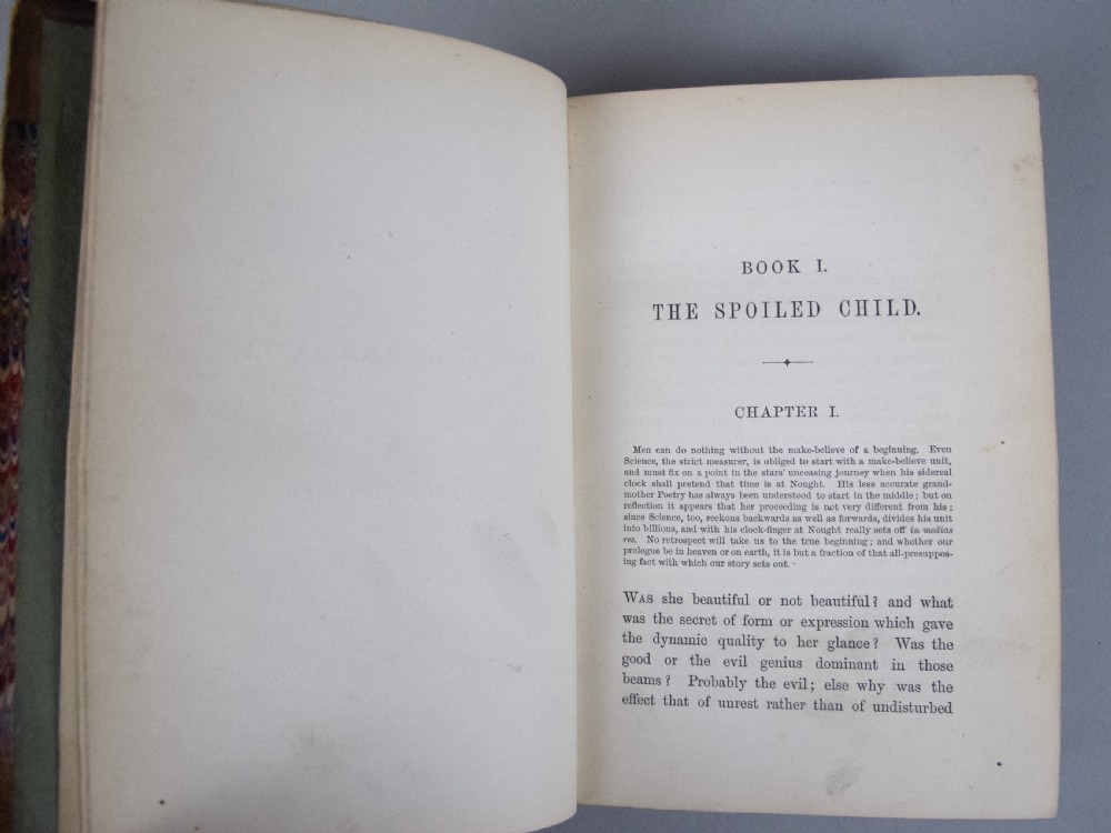 1876 Daniel Deronda by George Eliot. First Edition. Leather Binding. View VII