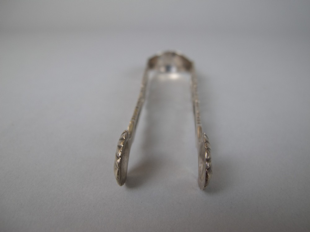 18th Century Cast Silver Sugar Tongs by William Cripps, London, c.1760 View V