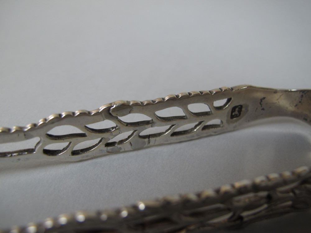 18th Century Cast Silver Sugar Tongs by William Cripps, London, c.1760 View VI