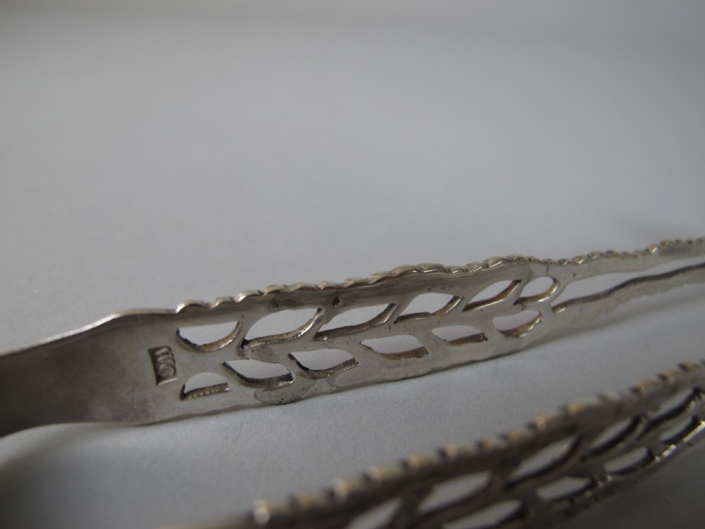 18th Century Cast Silver Sugar Tongs by William Cripps, London, c.1760 View VII