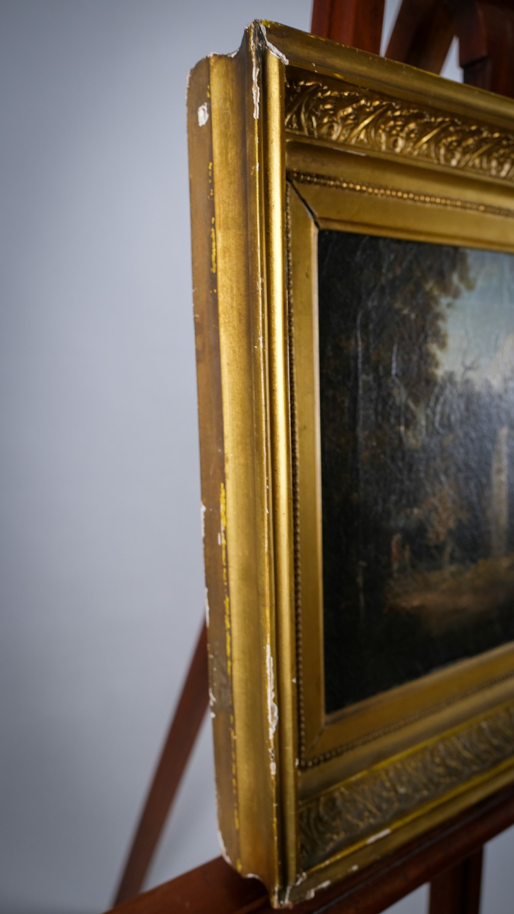 Early 19th Century Oil of Weston Church, Bath, In The Manner Of Thomas Gainsborough, by Norwich School Artist. View II