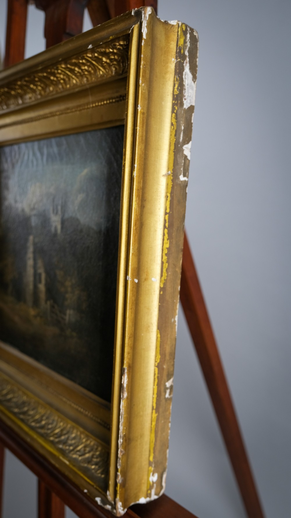 Early 19th Century Oil of Weston Church, Bath, In The Manner Of Thomas Gainsborough, by Norwich School Artist. View III