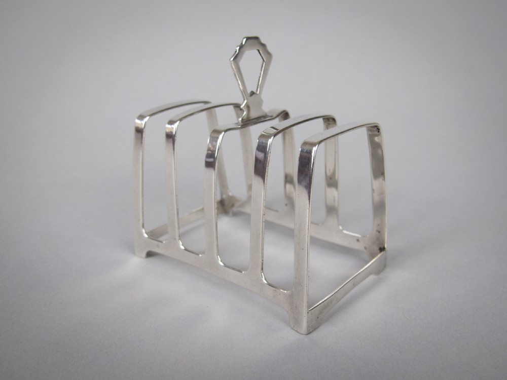 Sterling Silver Toast Rack by William Neale & Sons Ltd, Birmingham, 1934