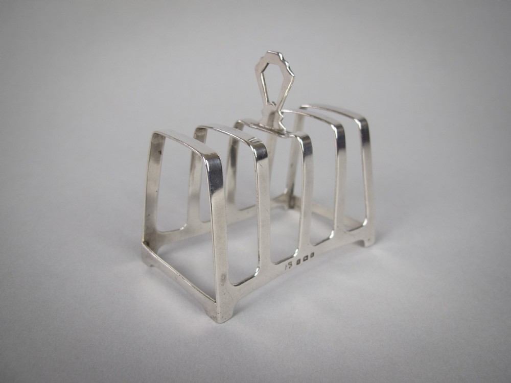 Sterling Silver Toast Rack by William Neale & Sons Ltd, Birmingham, 1934 View II