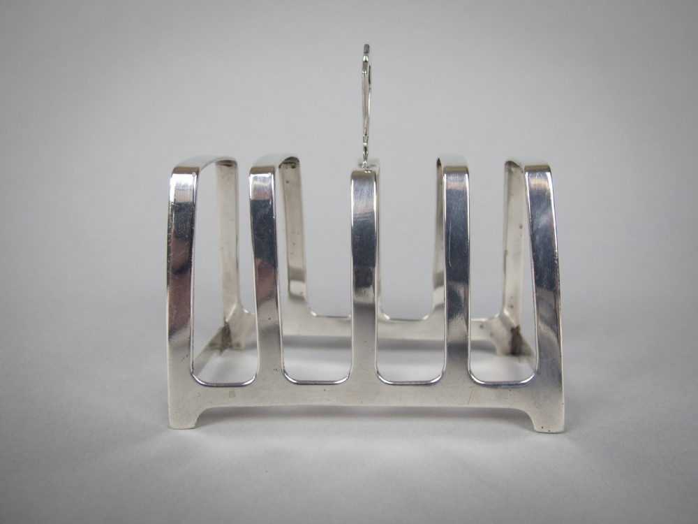 Sterling Silver Toast Rack by William Neale & Sons Ltd, Birmingham, 1934 View IV
