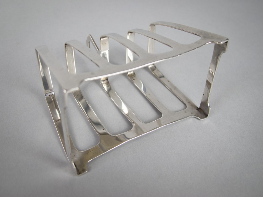 Sterling Silver Toast Rack by William Neale & Sons Ltd, Birmingham, 1934 View VI