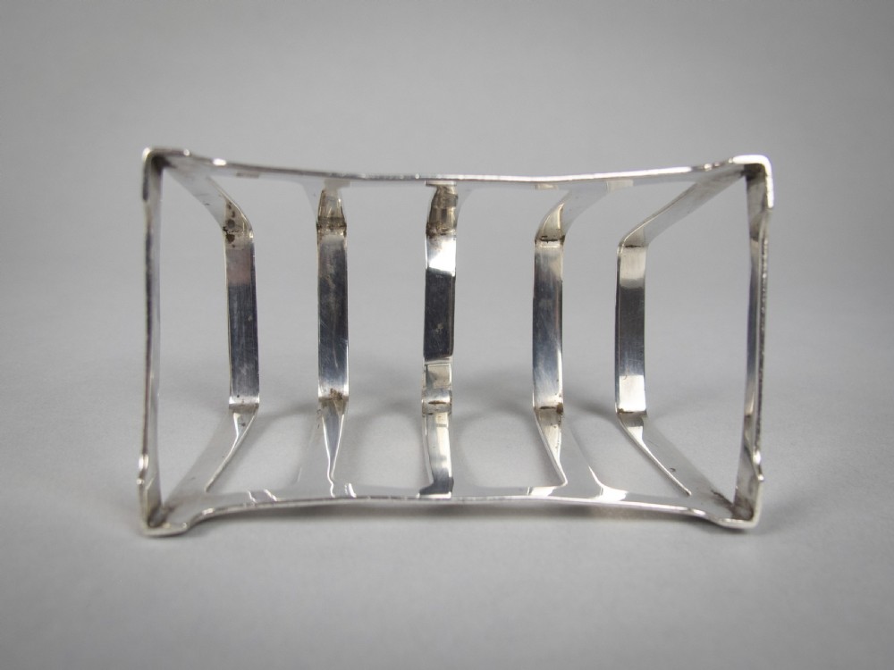 Sterling Silver Toast Rack by William Neale & Sons Ltd, Birmingham, 1934 View VII