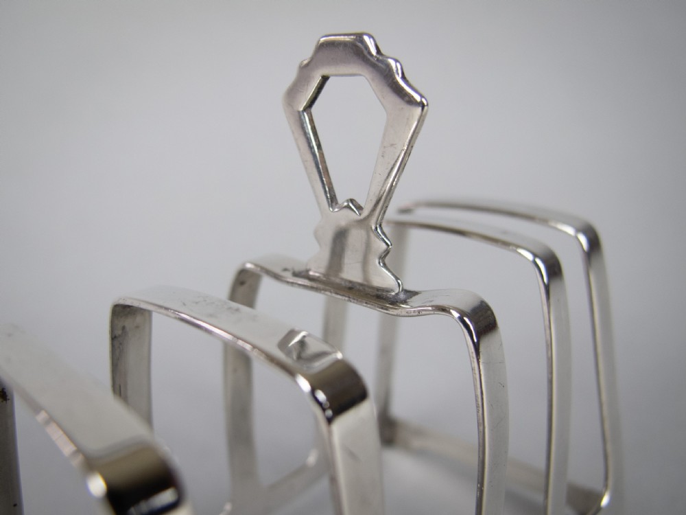 Sterling Silver Toast Rack by William Neale & Sons Ltd, Birmingham, 1934 View VIII