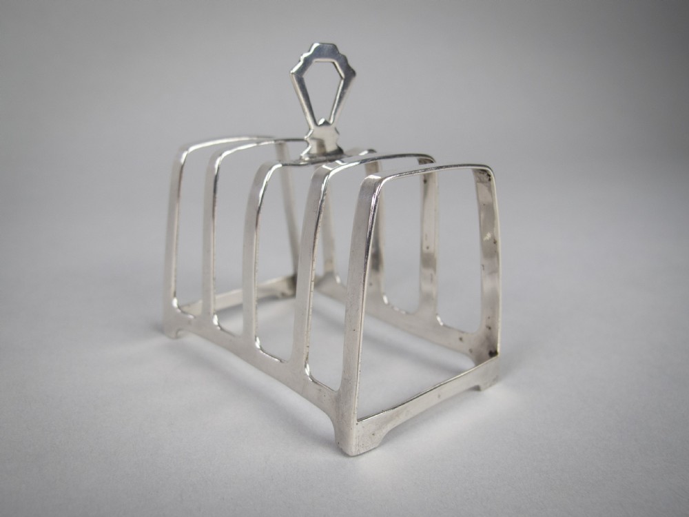Sterling Silver Toast Rack by William Neale & Sons Ltd, Birmingham, 1934 View IX