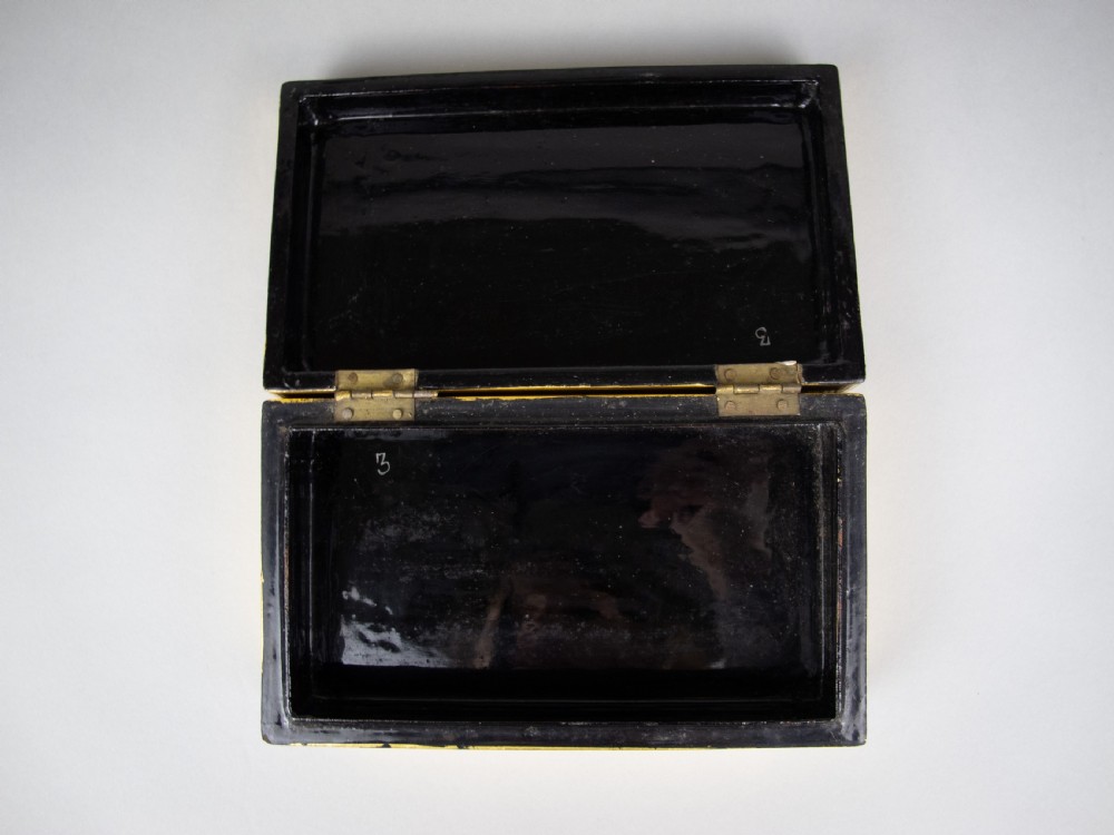 Early 20th Century Burmese Ornate Gilt Lacquer Box View X