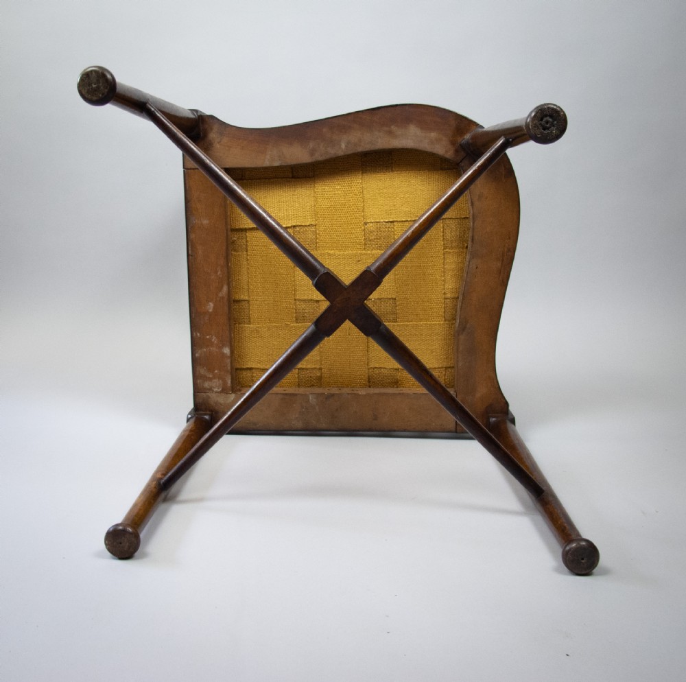 Sheraton Revival Inlaid Ash Corner Chair, Circa. 1900. View XI