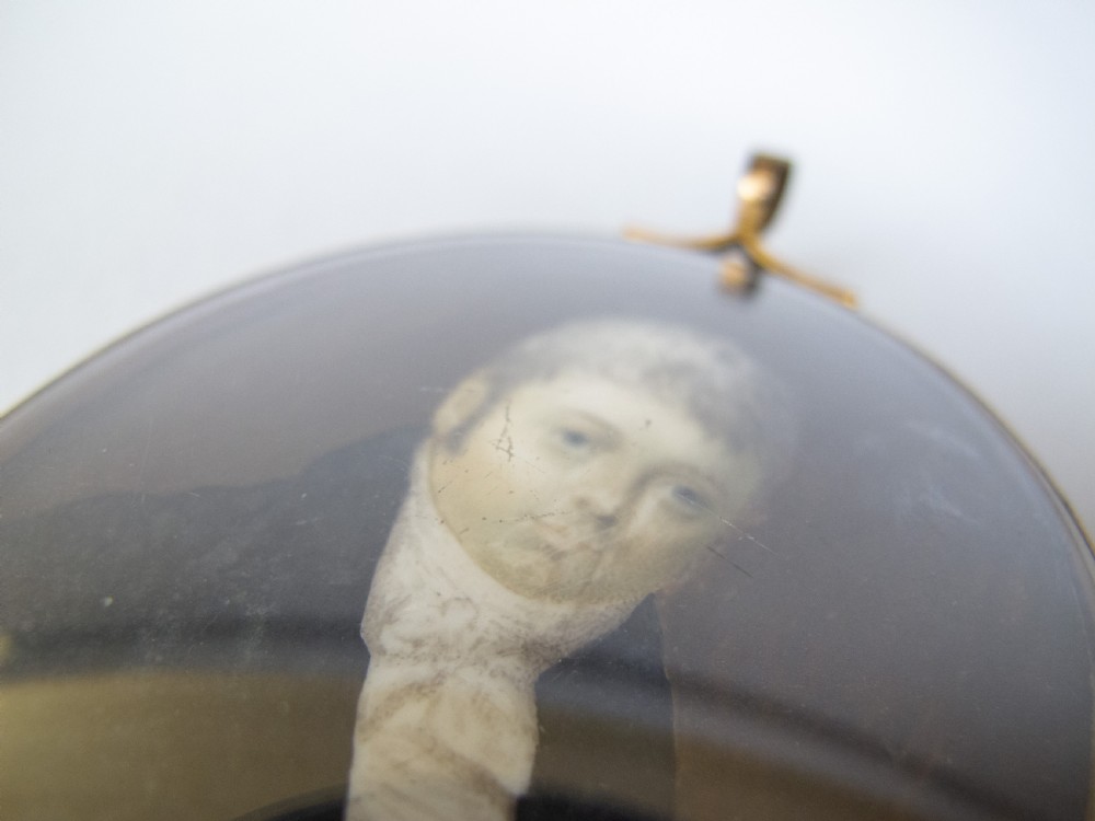 George III Miniature Portrait Of A Gentleman - Oil On Ivory, c.1780-90. View X