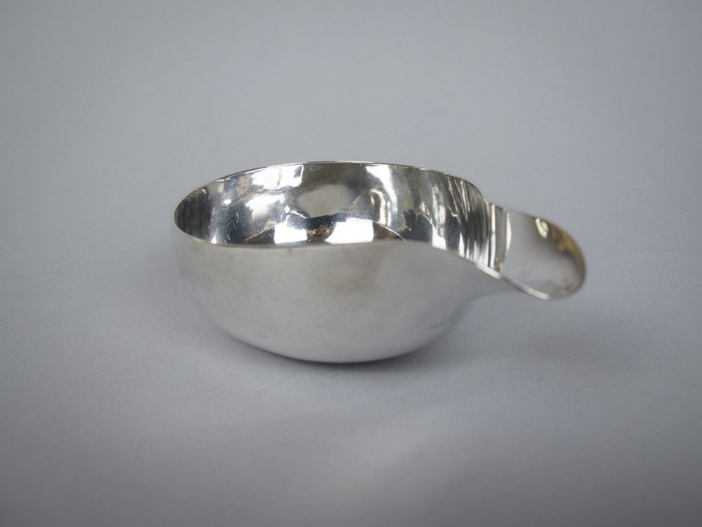 George II Sterling Silver Pap Boat, London, 1759. View V