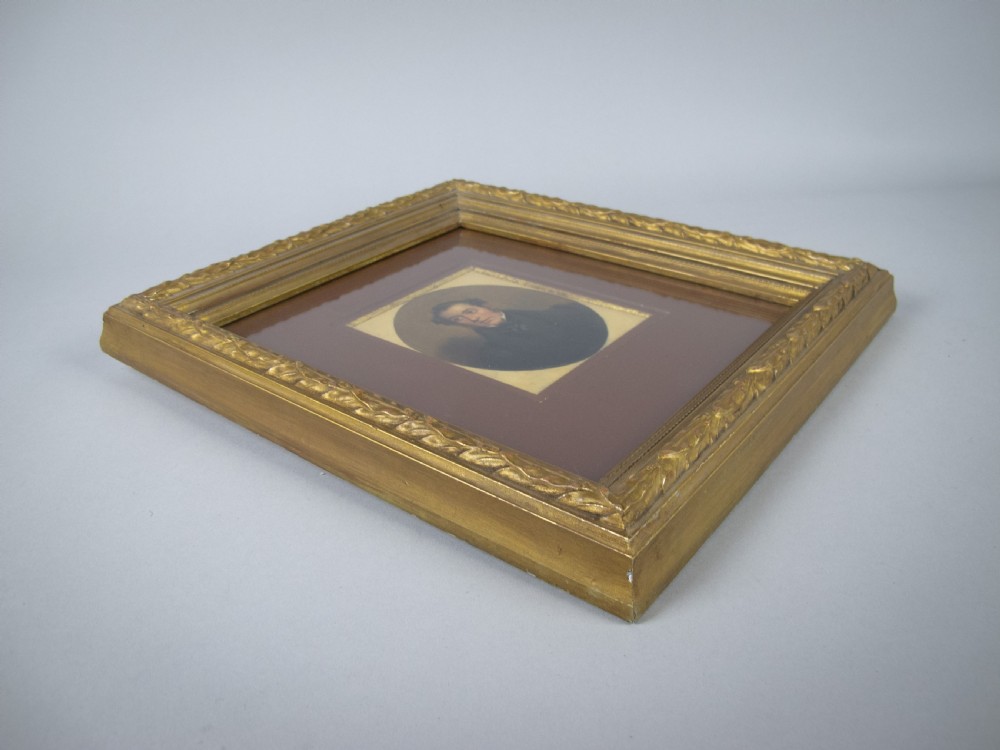 'Edward Cookbarn, 1848', Mid-19th Century Oil Portrait Of A Gentleman, Titled and Dated. View IV