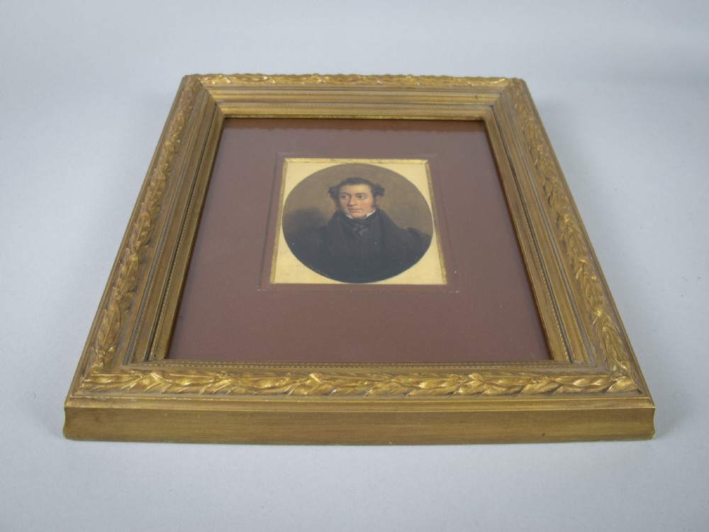 'Edward Cookbarn, 1848', Mid-19th Century Oil Portrait Of A Gentleman, Titled and Dated. View V