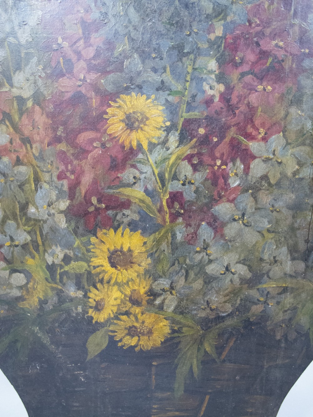Large Victorian Hand Painted Floral Dummy Board. View VI