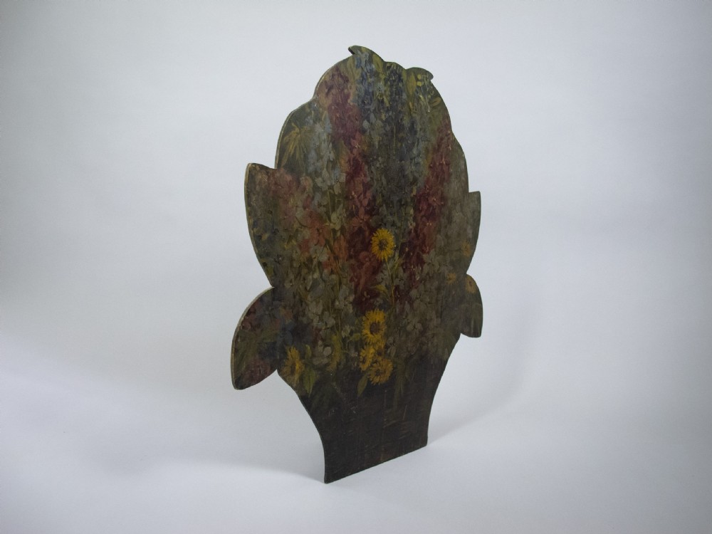 Large Victorian Hand Painted Floral Dummy Board. View VIII