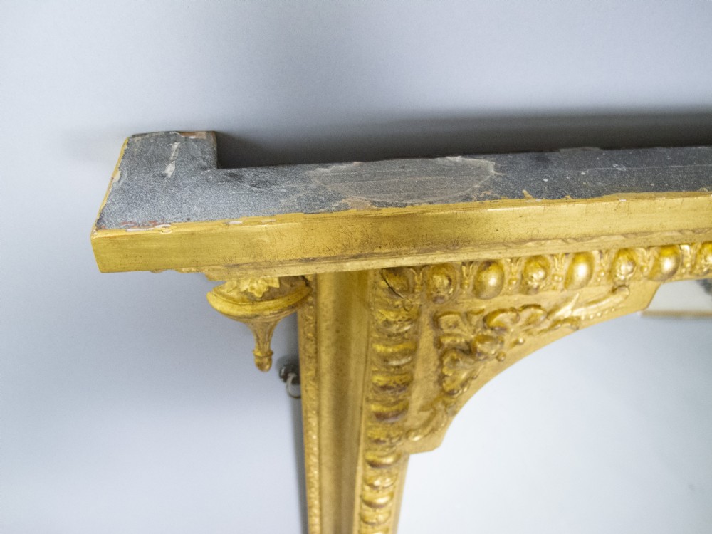 Large Victorian Giltwood Overmantle Mirror, c.1890 View VII