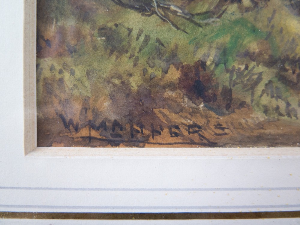 William Manners R.B.A (1860-1930) - Shepherd With Flock On Woodland Path, c.1910 View II