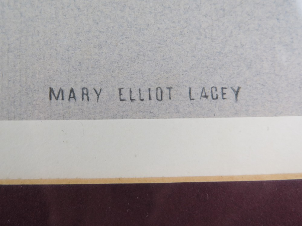 Mary Elliot Lacey (1924-2004) 'Privet Hawk Moth', Signed Gouache, c.1960 View VIII