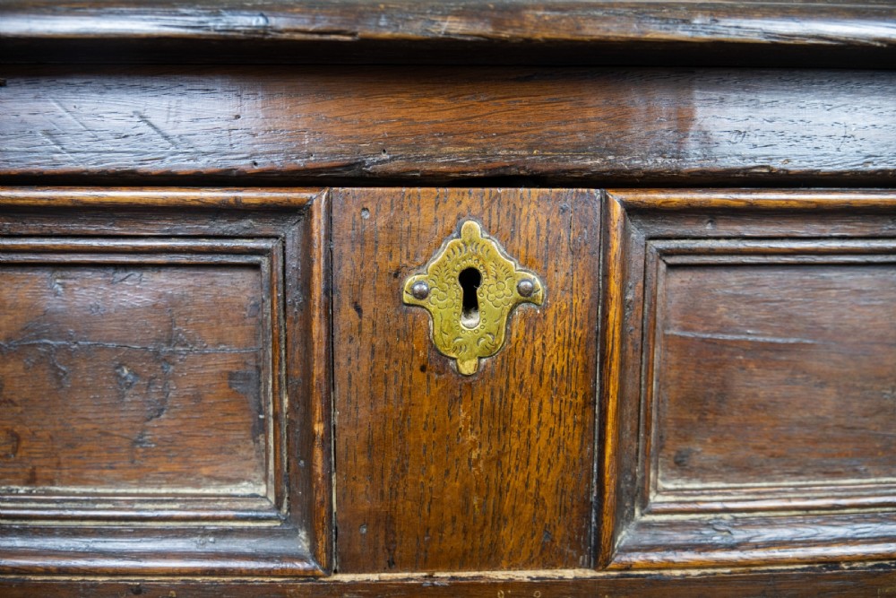 17th Century William & Mary Oak Chest Of Drawers, c.1690 View XI
