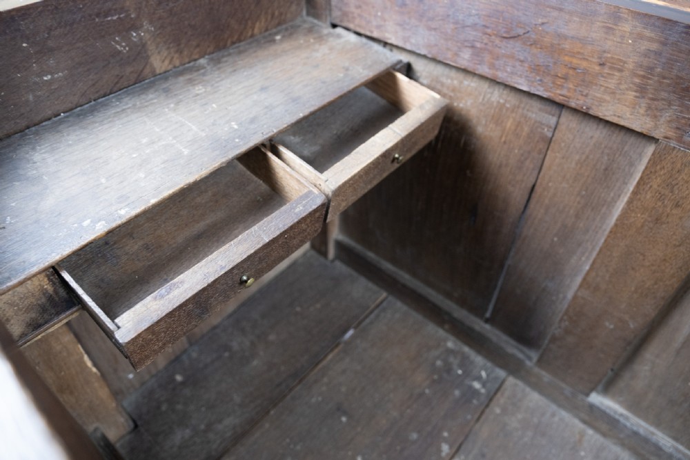 Large 18th Century Georgian Oak Mule Chest  View VII