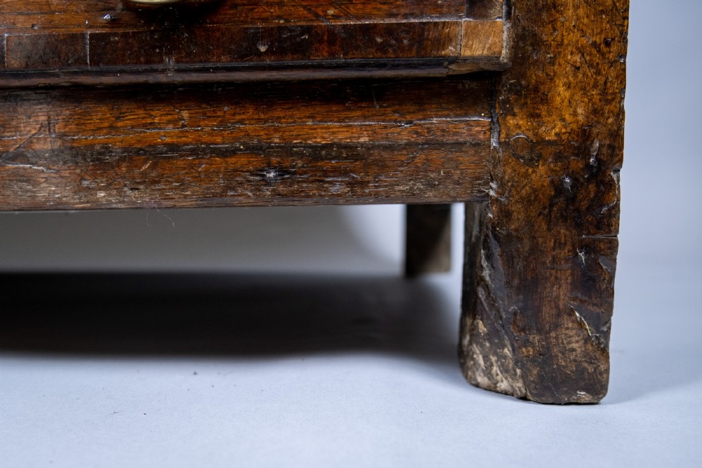 Large 18th Century Georgian Oak Mule Chest  View X