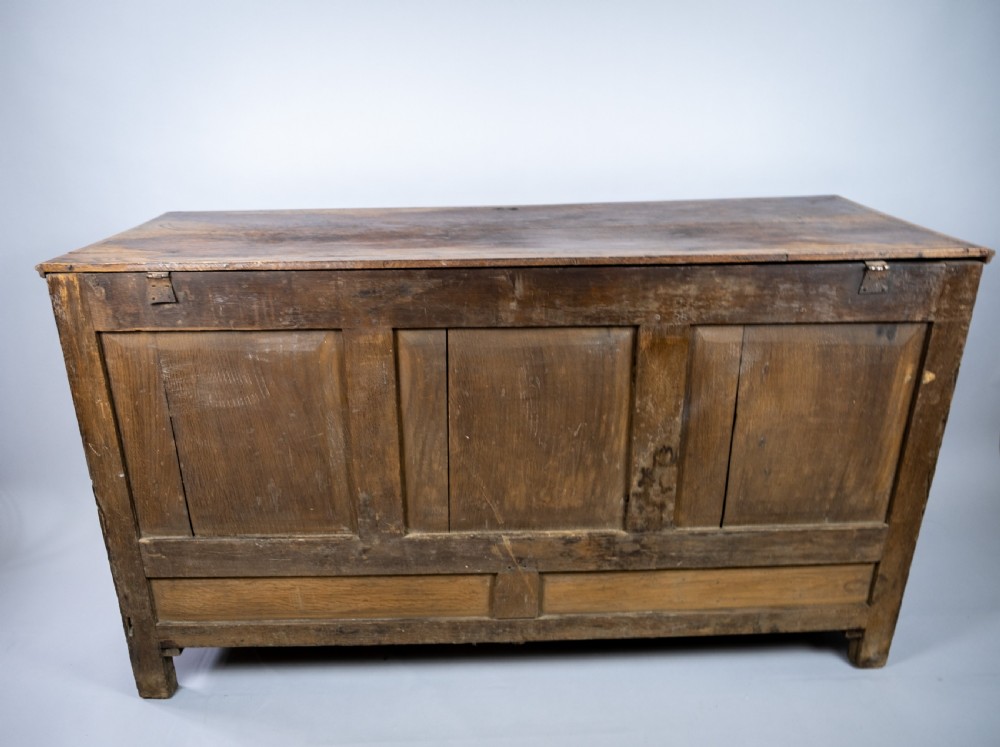 Large 18th Century Georgian Oak Mule Chest  View XI