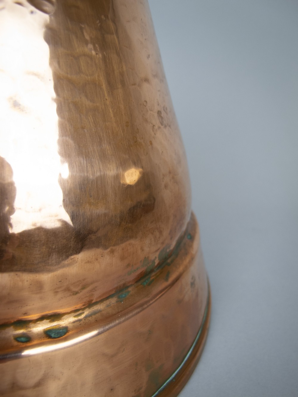 Large Victorian Hammered Copper Harvest Jug View X