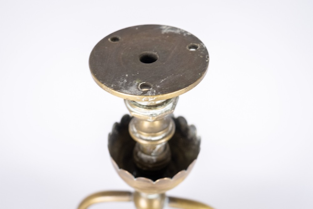 Victorian Brass & Stained Glass Hall Lantern, c.1890 View XI