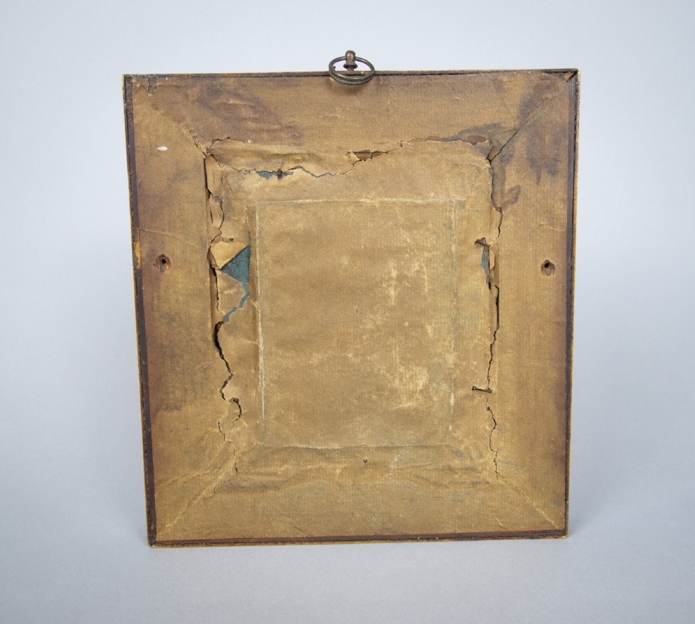 19th Century Ambrotype Of A Young Seated Lady In Original Frame. View VI