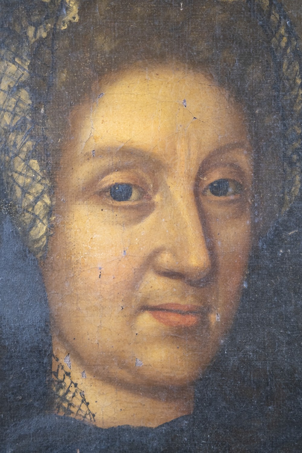 Large 17th Century French School Portrait, Likely Anne of Austria Queen Of France. View IV